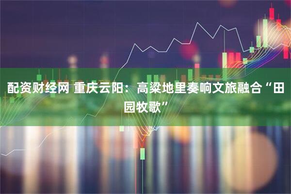 配资财经网 重庆云阳：高粱地里奏响文旅融合“田园牧歌”